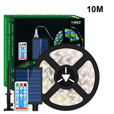 Купить Длина 5M 10M LED Solar Strip Light 2835 Открытый водонепроницаемый теплый белый Производство в сети