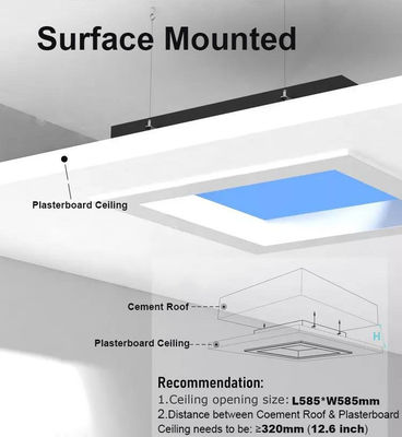 75 Вт плоская панель ночного света для универсальных приложений CCT 2100K-7500K