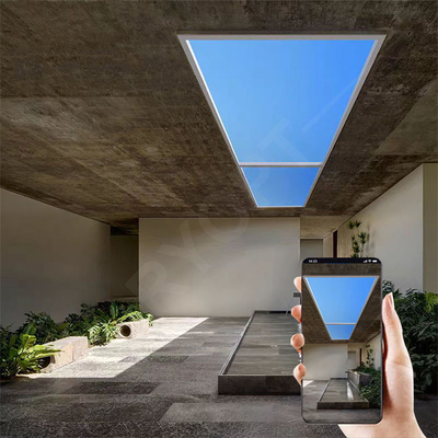 2.4G CCT 2200K-8000K LED Fake Skylight AC 110V-220V Пульт дистанционного управления