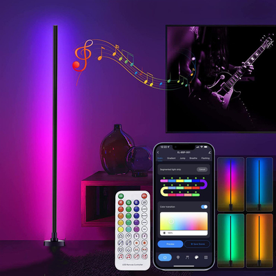 Цвет торшера RGB СИД дистанционного управления угловой изменяя AC85V-265V