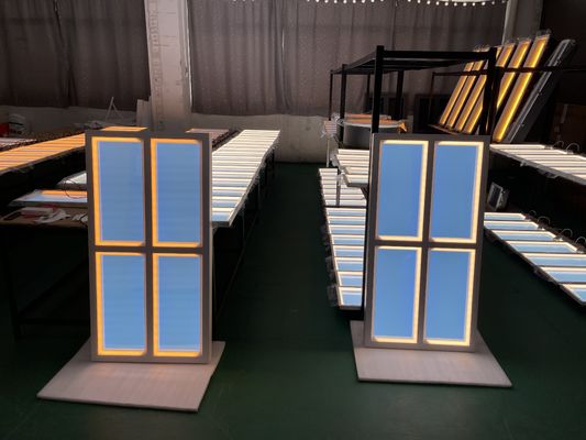 1200x600 Фальшивое окно Световой панель Синее небо Световой циркадный ритм Естественный солнечный свет